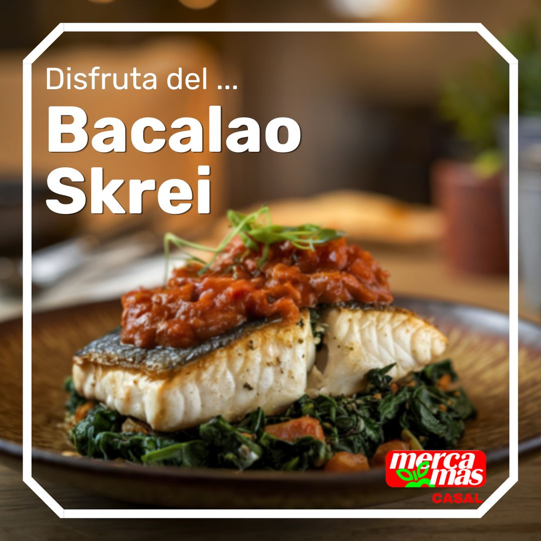 Bacalao Skrei fresco en Mercamas Casal, pescado de temporada en pescadería