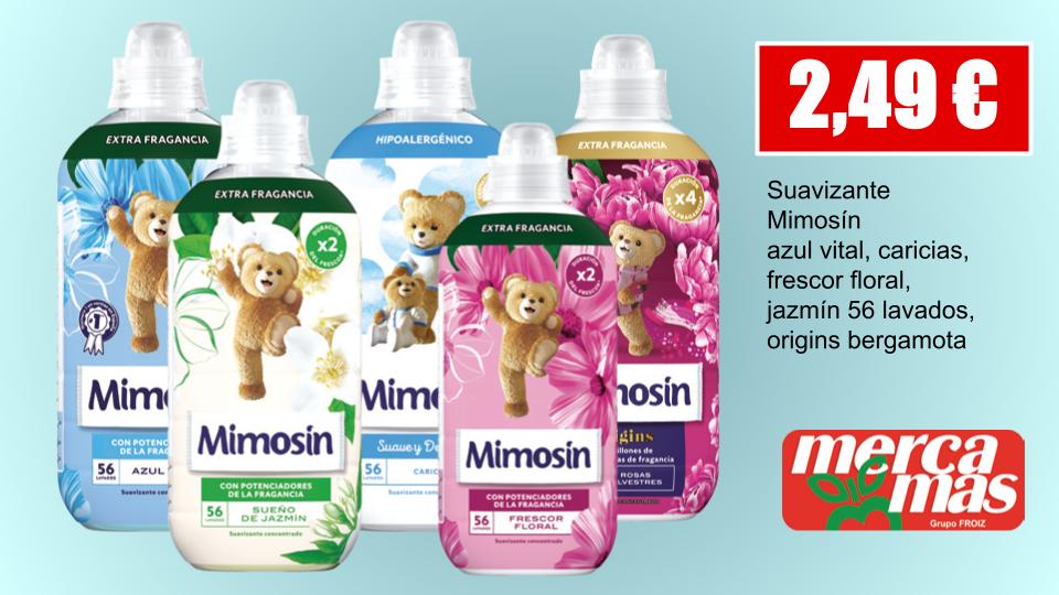 Oferta de suavizante Mimosín en Mercamás Casal