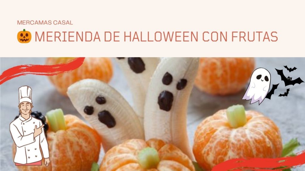 🎃 Merienda de Halloween con frutas
