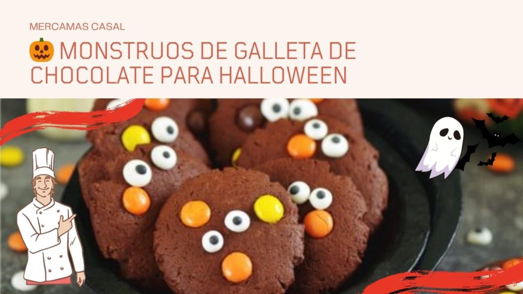 🎃 Monstruos de galleta de chocolate para Halloween