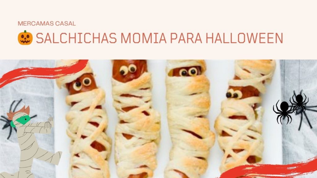 🎃 Salchichas momia para Halloween