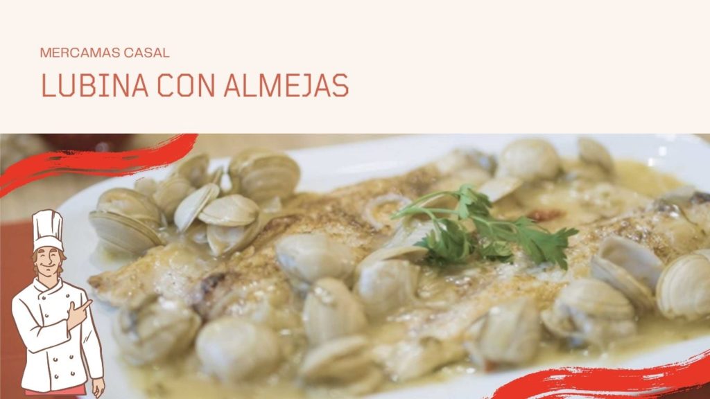 Lubina con almejas
