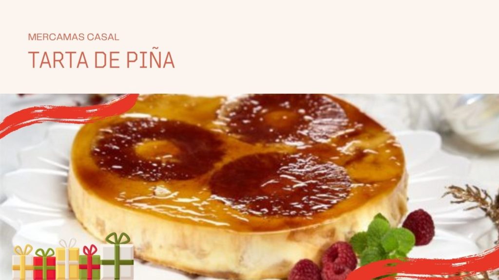 Tarta de piña