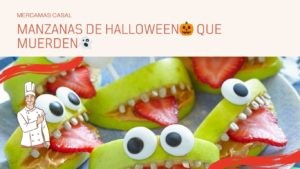 Manzanas de Halloween🎃 que muerden👻