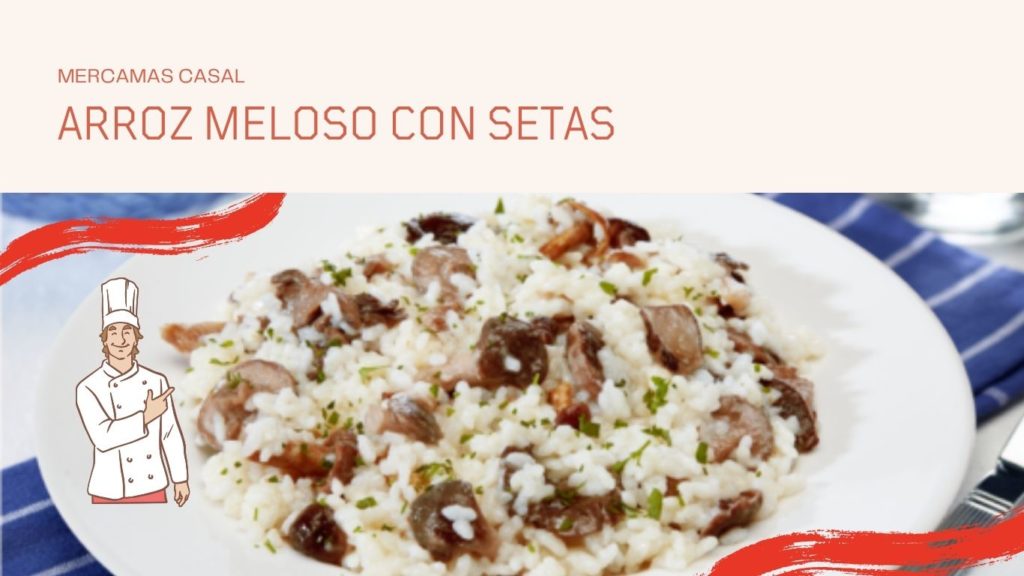 Arroz meloso con setas
