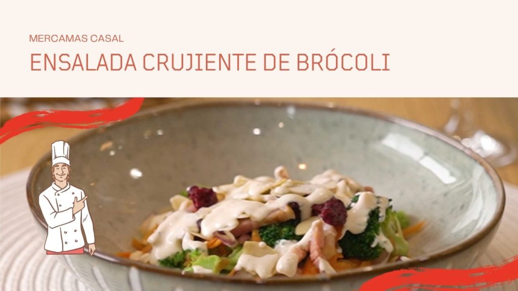 Ensalada crujiente de brócoli