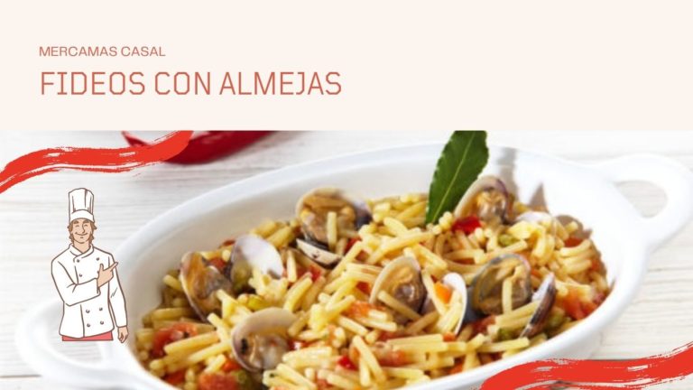 Fideos con almejas