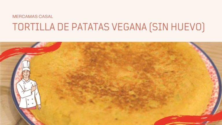 Tortilla de patatas vegana (sin huevo)