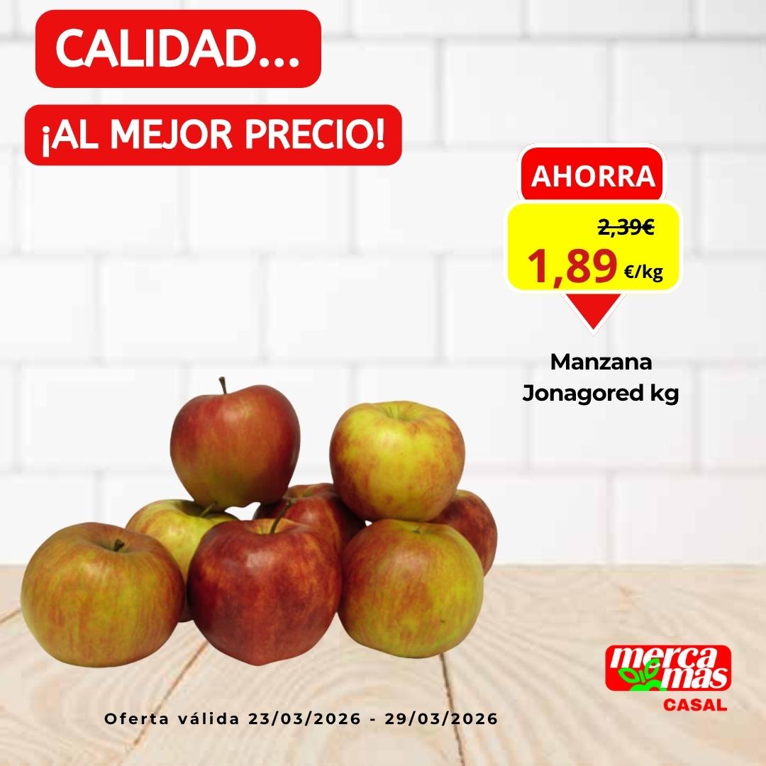 manzana jonagored oferta supermercado Salvaterra