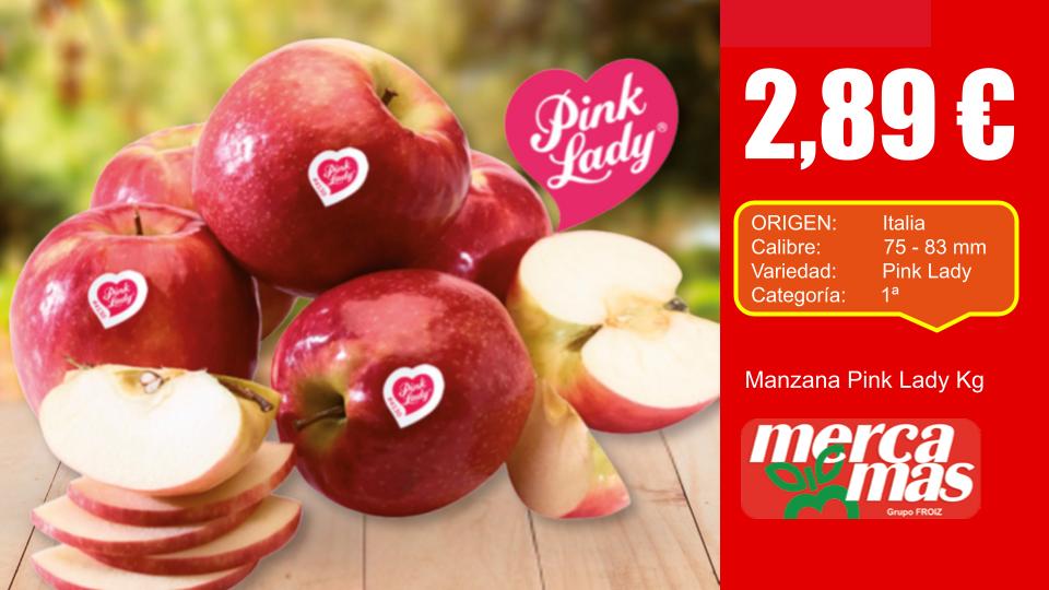 Manzana Pink Lady categoría 1 en Mercamas Casal