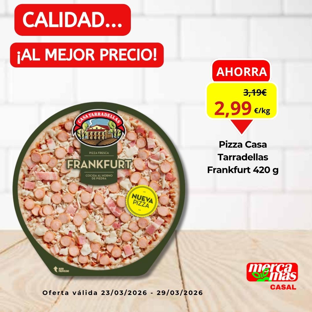 pizza tarradellas frankfurt oferta supermercado Salvaterra