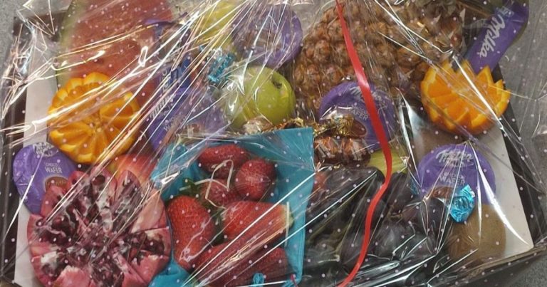 Cesta de fruta con selección premium