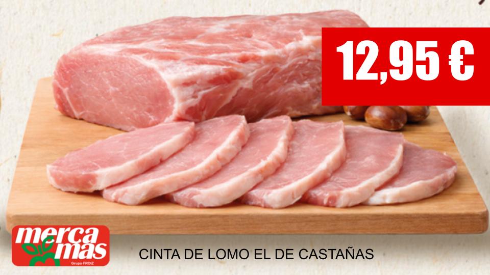 Cinta de lomo de castañas en Mercamas Casal