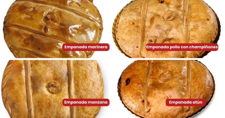 Empanadas artesanales disponibles en la panadería de Mercamás Casal
