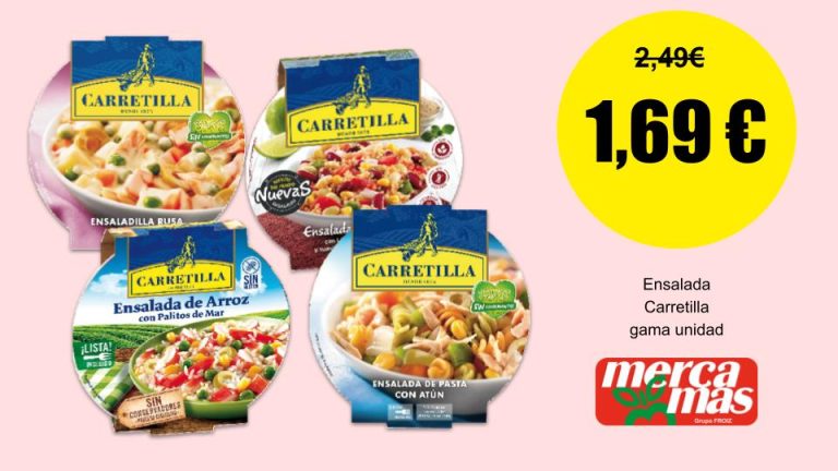 Ensaladas Carretilla listas para comer en oferta en Mercamas Casal