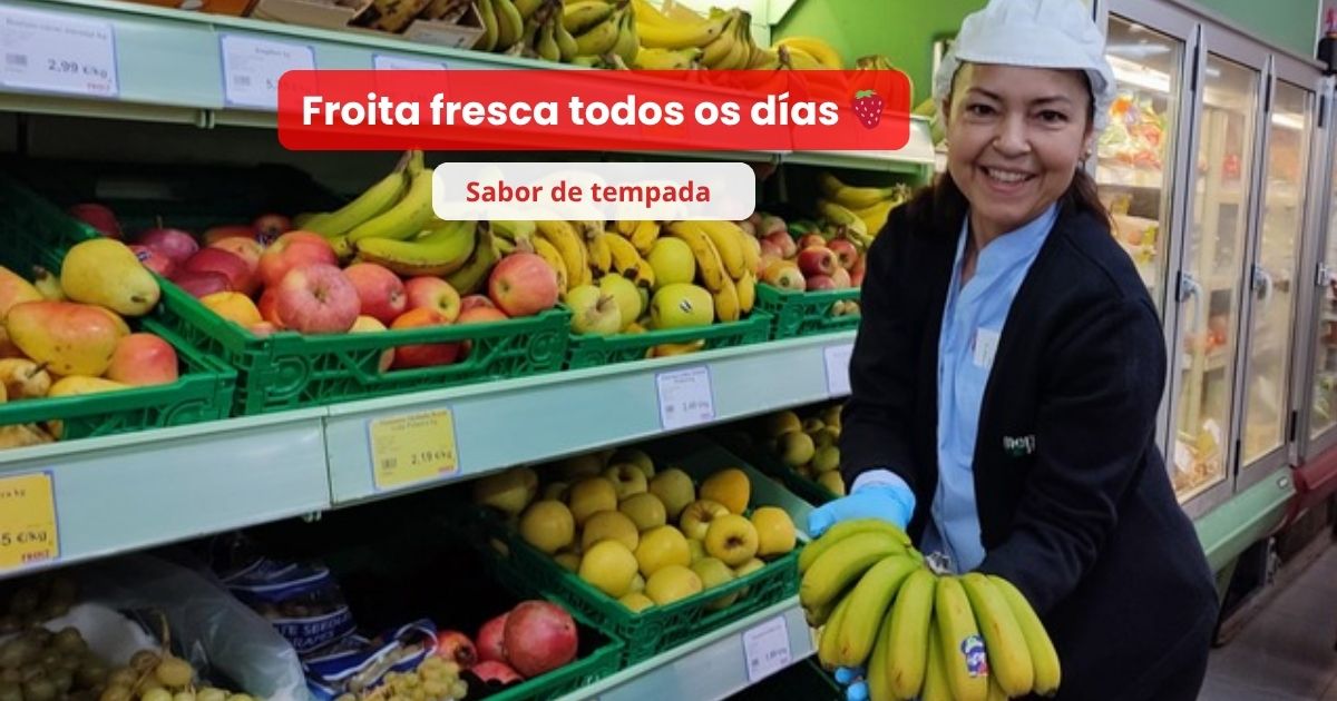 Frutería con fruta fresca en Mercamas Casal en Salvaterra de Miño