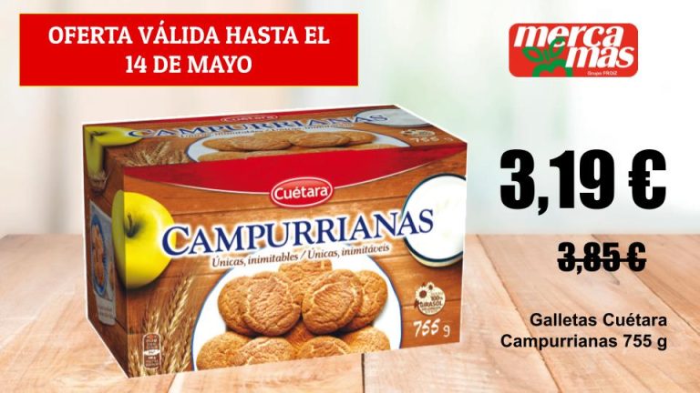 Galletas Campurrianas en oferta en supermercado en Salvaterra