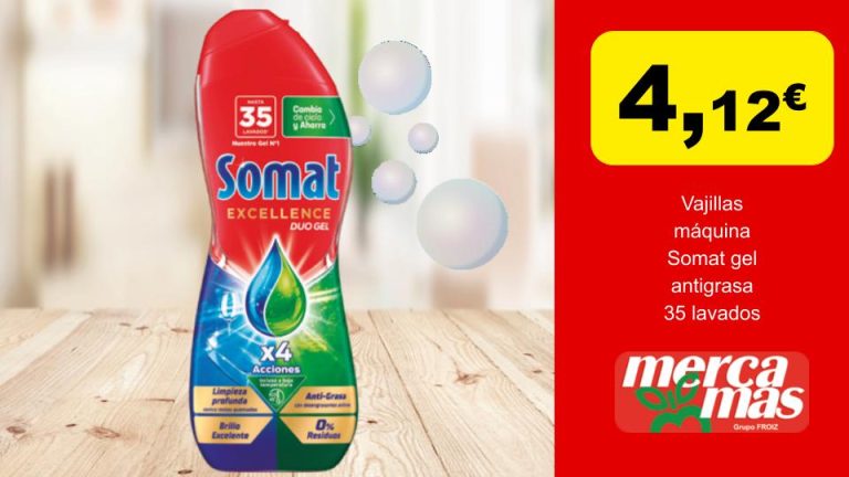 Lavavajillas Somat en oferta en supermercado