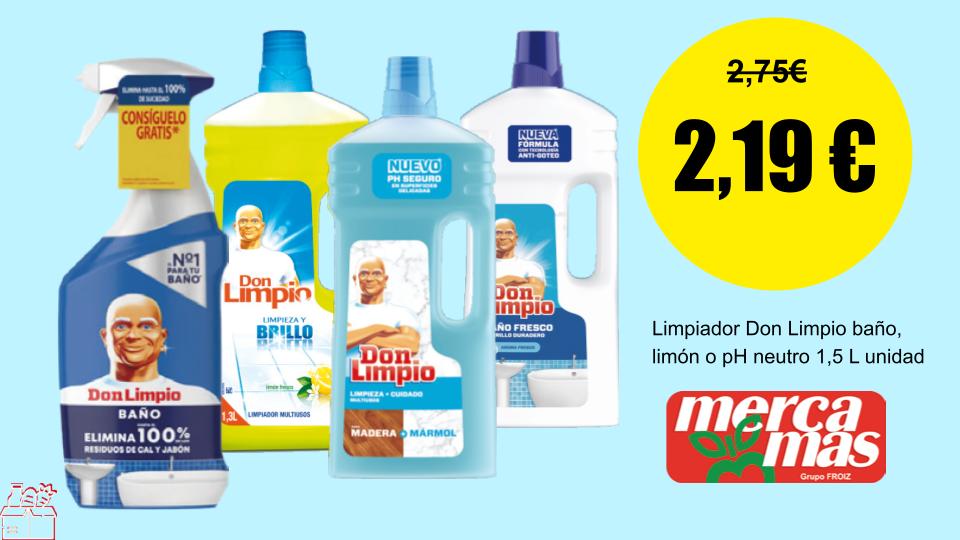 Limpiador Don Limpio baño y multiusos en Mercamas Casal