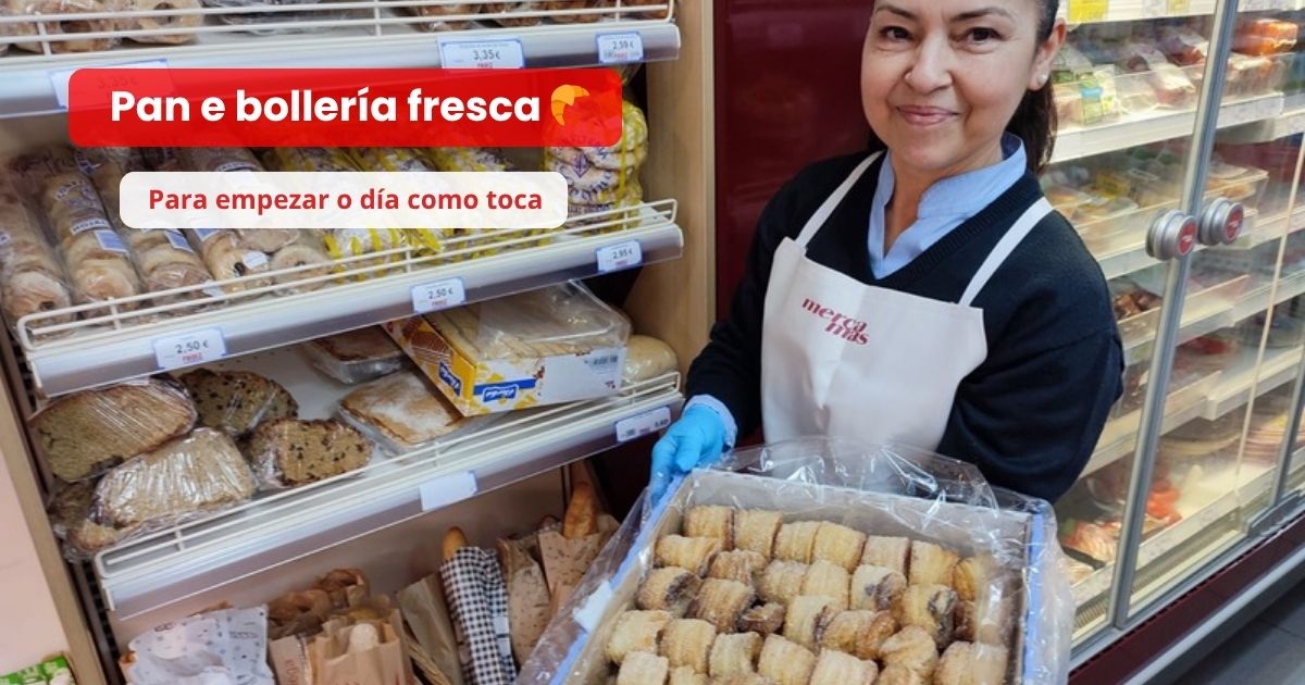 Pan y bollería fresca en Mercamas Casal en Salvaterra de Miño