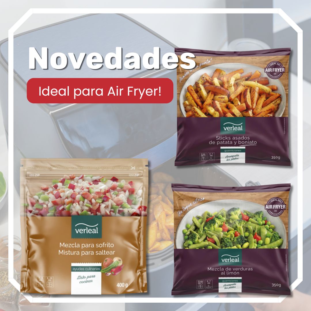 Verduras congeladas Verleal ideales para air fryer en Mercamas Casal mezcla de salteado y verduras saludables
