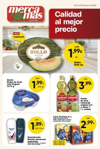 Folleto de junio 2026 Mercamás Casal con ofertas en melón Bollo, aceite Carbonell y helados Extreme