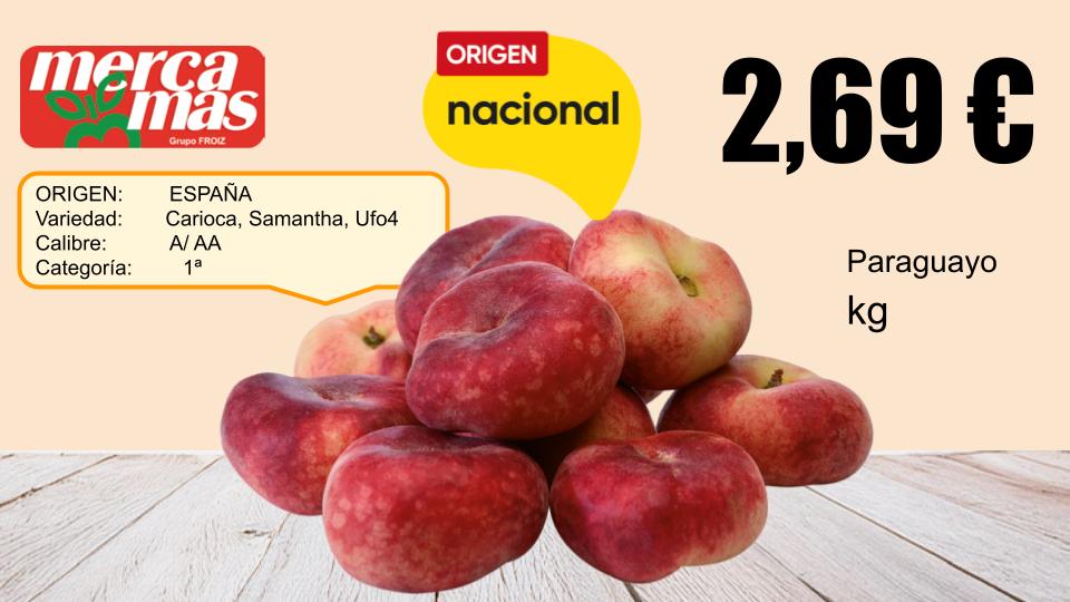 Paraguayo origen nacional en oferta en Mercamas Casal
