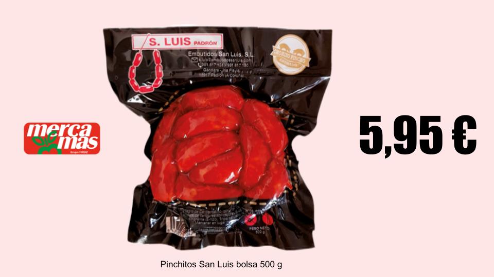 Pinchitos San Luis bolsa de 500 g en oferta en Mercamas Casal.
