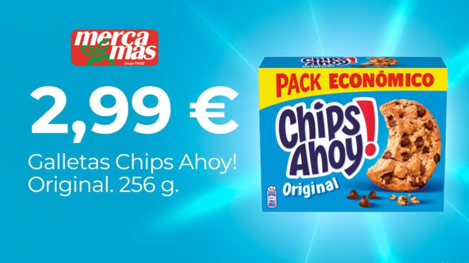 Galletas Chips Ahoy Original Pack Económico de 256 g.