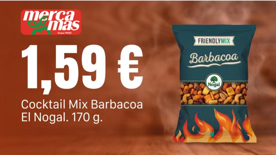 Cocktail Mix Barbacoa El Nogal de 170 g.