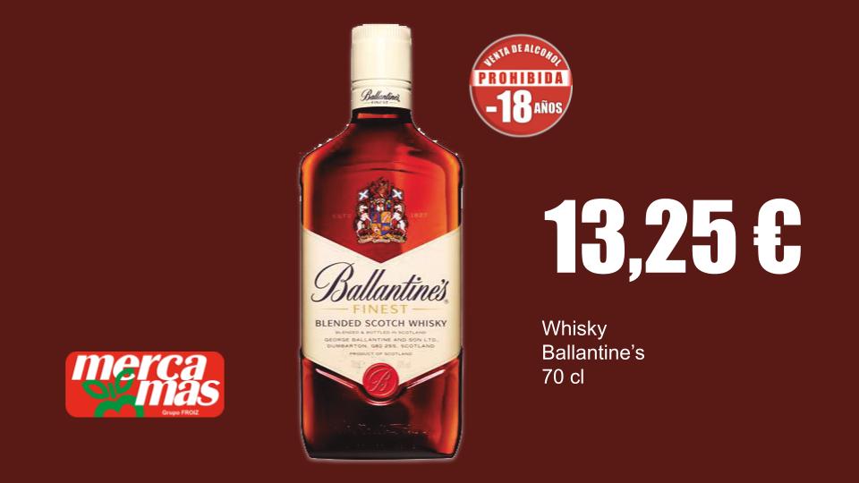 Whisky Ballantine's Finest de 70 cl.