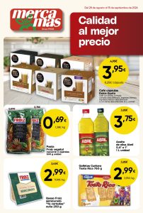 Ofertas folleto Mercamás Casal del 28 de agosto al 15 de septiembre de 2026