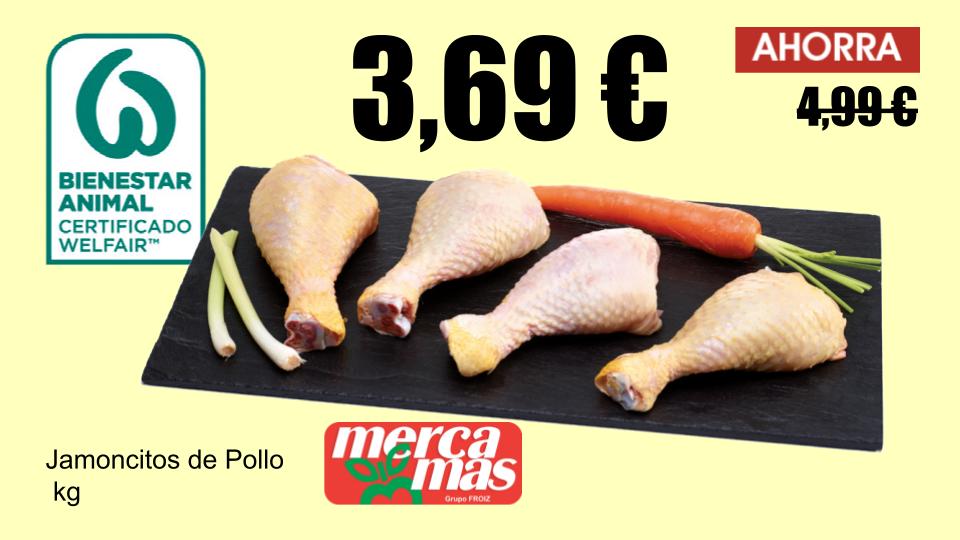 Jamoncitos de pollo en oferta en Mercamás Casal