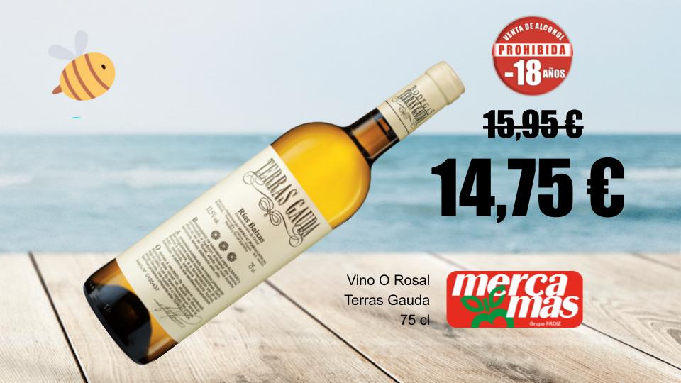 Vino O Rosal Terras Gauda 75 cl en oferta en Mercamás Casal