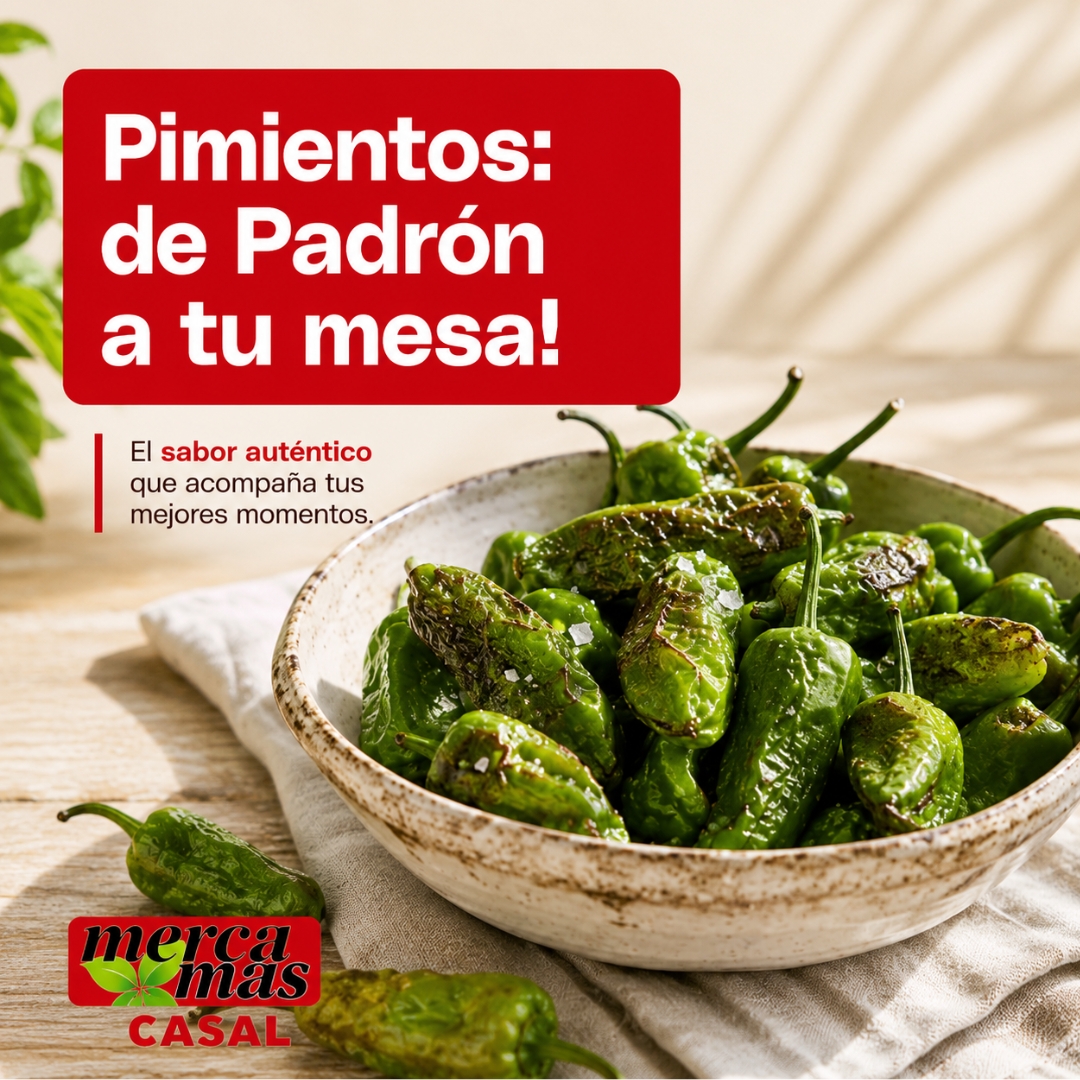 Pimientos de Padrón en Mercamas Casal