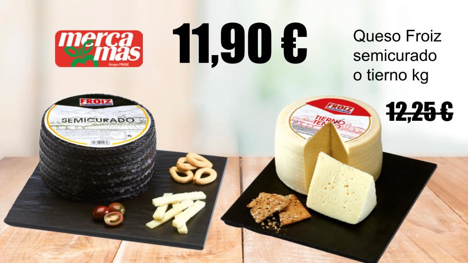 Queso Froiz semicurado o tierno en Mercamas Casal