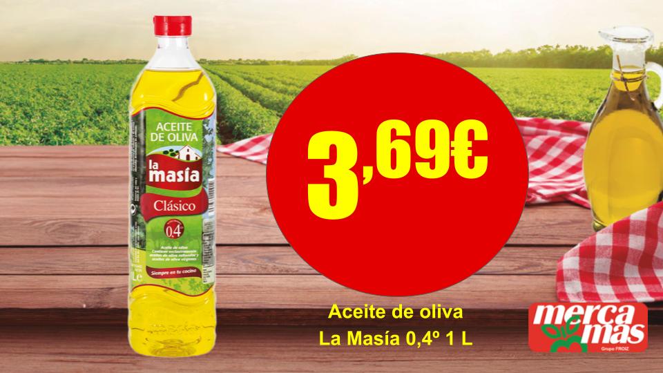 Aceite de oliva La Masía 1 litro en Mercamas Casal