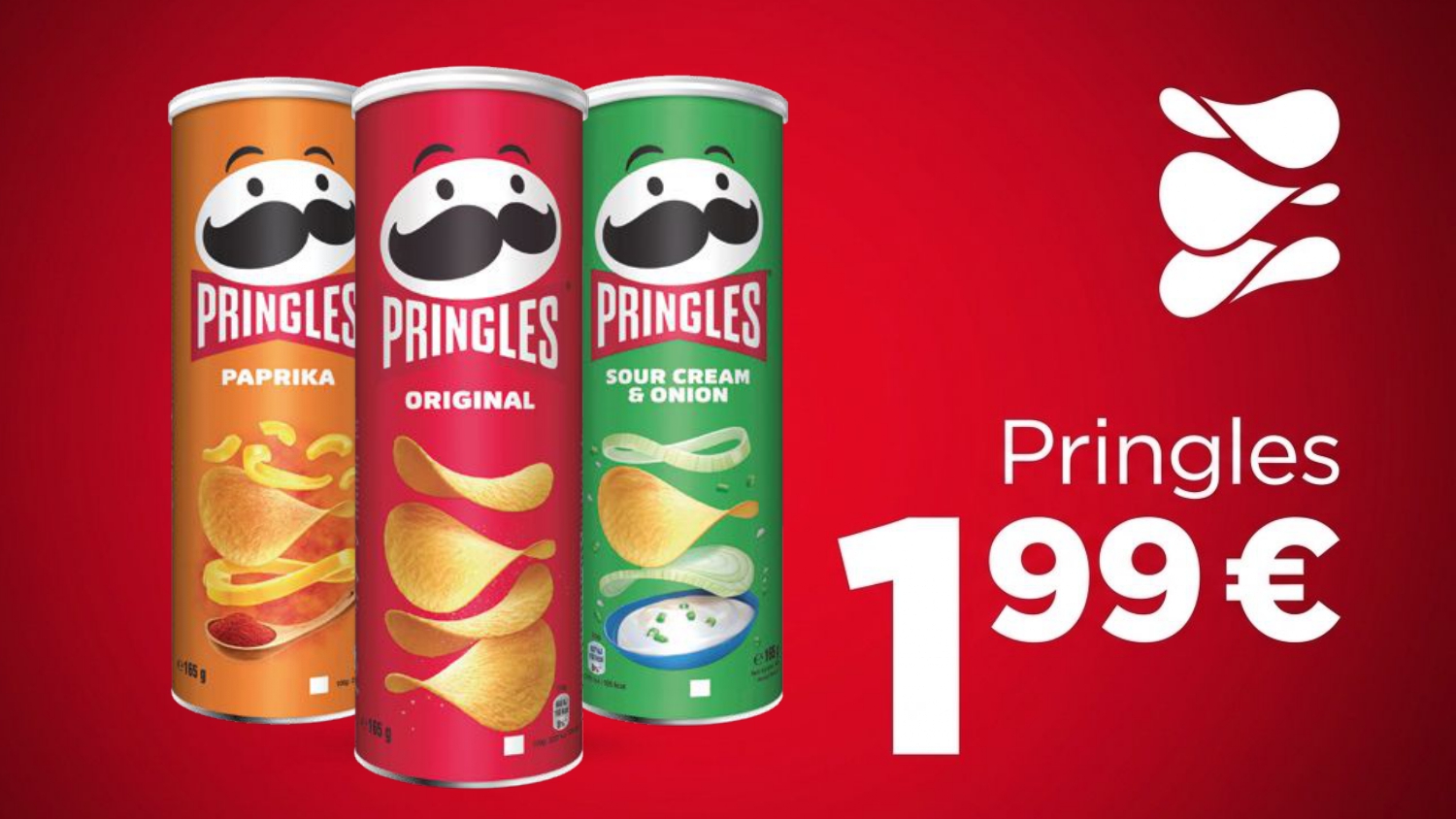 Pringles varios sabores en oferta en Mercamás Casal