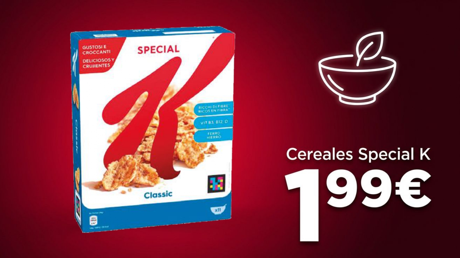 Cereales Special K Classic en oferta en Mercamás Casal